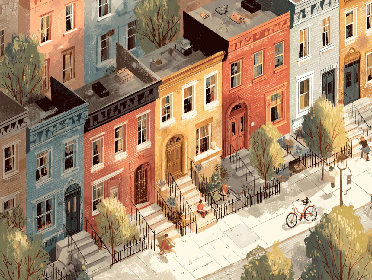 Neighborhood scene
